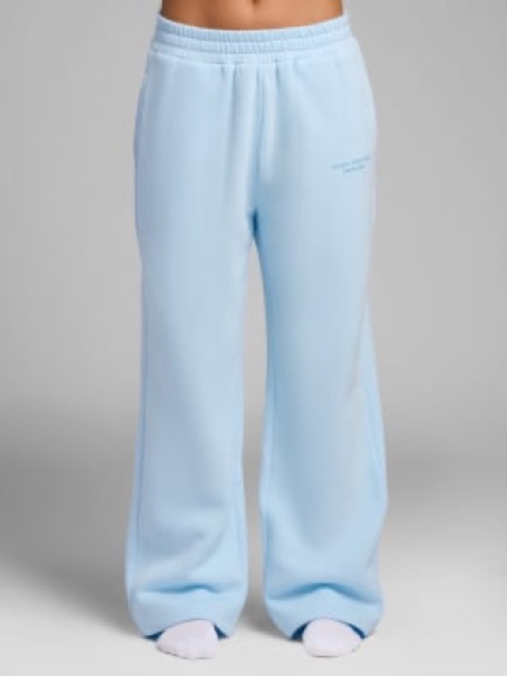 Comfrt Pastel Straight Leg Sweatpants Limited Edition Baby Blue